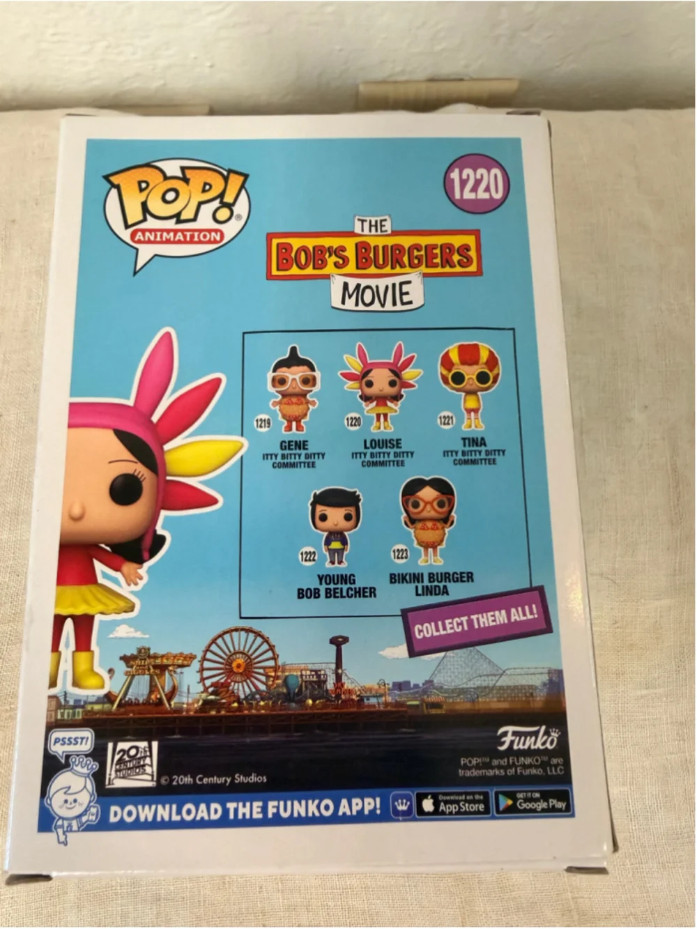NIB Funko Pop 1220 Louise Itty Bitty Ditty Committee From Bob’s Burger